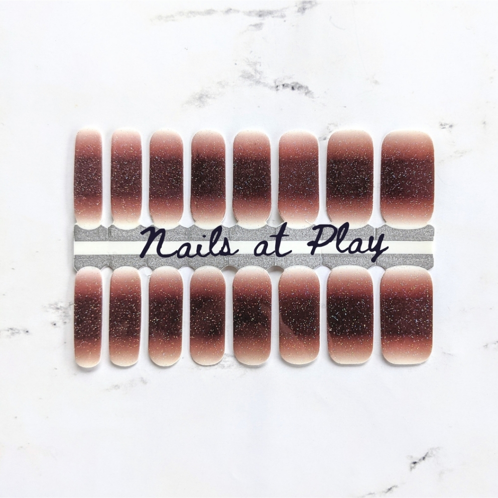 5 for $15 Nail Wraps- Coffee n' Cream Fade